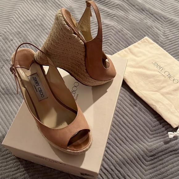 Jimmy Choo Shoes - RARE 2010 Authentic Jimmy Choo Espardrille Wedges!! Size 40 EXCELLENT condition!